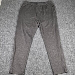Vuori Sunday Performance Track Pant Mens XXL Gray Heather Ankle Zip V454